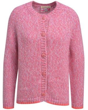 Smith & Soul Kurzer Cardigan Im Melange-Look - Pink