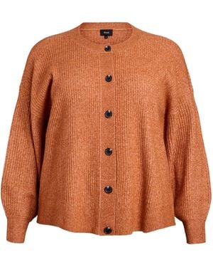 Zizzi Strickjacke Cavista - Braun