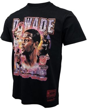 Mitchell & Ness T-Shirt Nba Miami Heat - Schwarz