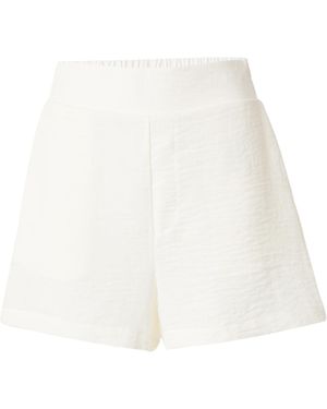 Vero Moda Shorts CHRIS (1-tlg) Drapiert/gerafft - Weiß