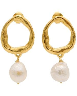Haze & Glory Ohrringe La Pearl - Mettallic