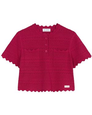 Oh April Strickjacke - Rot