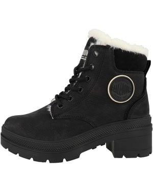 Palladium Schnürstiefel Pallarise - Schwarz