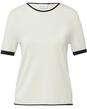 Comma, Strickshirt - Weiß