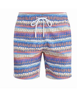 BlackSpade Badeshorts Short Print - Blau