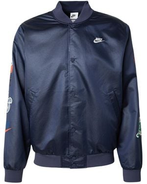 Nike Jacke Club Varsity - Blau