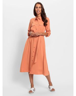 heine Blusenkleid - Orange