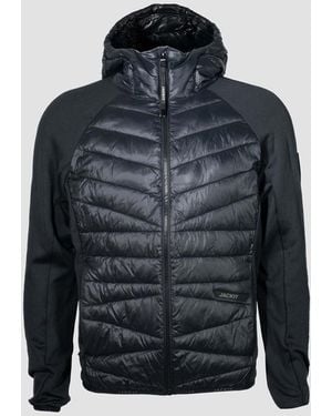Jacket Jacke Titan Hybrid Hood - Blau