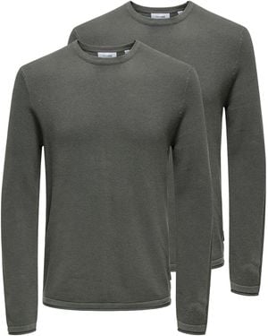 Only & Sons Pullover Felix - Grau