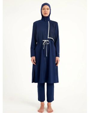 Marina Badeanzugkleid Modest M2506-2 - Blau