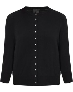 DreiMaster Klassik Strickjacke - Schwarz