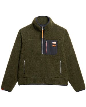 Superdry Funktionsfleecejacke - Grün