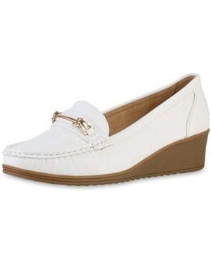 VAN HILL Slipper 'Aria' - Weiß