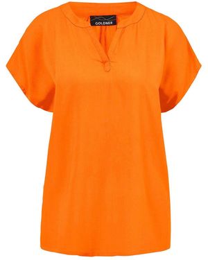 Goldner Bluse - Orange