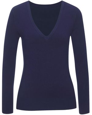 vivance active Pullover - Blau