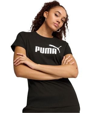 PUMA Shirt Ess No. 1 Logo Tee - Schwarz