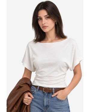 MixRay Bluse - Weiß