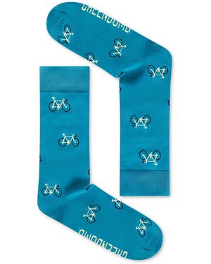 GreenBomb Socken Bike Vintage Small 2 - Blau