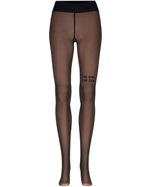 Nur die Feinstrumpfhose Warm & Transparent Robust 80 Den - Braun
