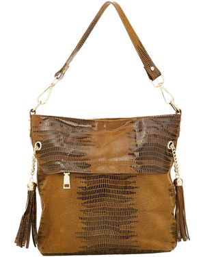 Usha Schultertasche - Braun
