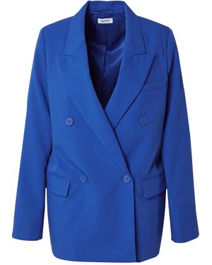 Esprit Kurzblazer (1-tlg) Plain/ohne Details - Blau