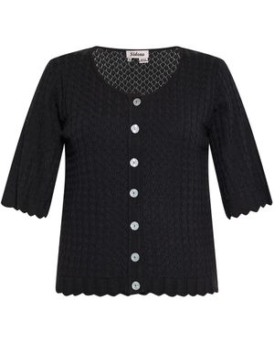 SIDONA Strickjacke - Schwarz