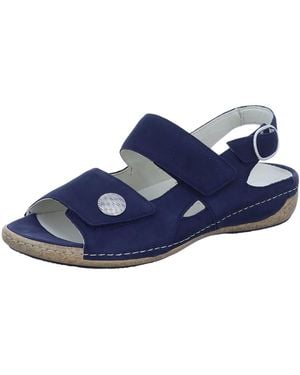 Waldläufer Sandale Sandale Damen 342002 191 217 Echtleder - Blau