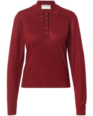 Aware Pullover - Rot