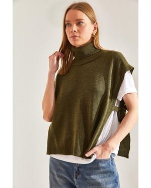 Bianco Lucci Pullover - Grün