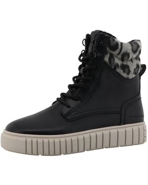 Tom Tailor Schnürstiefelette - Schwarz