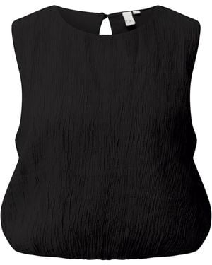 QS Bluse - Schwarz