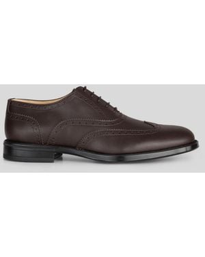 SOLARI MILANO Schnürschuh Brogue - Braun