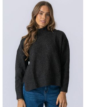 TeeShoppen Sweater Emma Knit - Schwarz