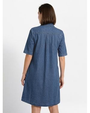 Marie Lund Kleid Lisa - Blau