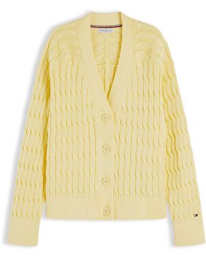 Tommy Hilfiger Strickjacke - Gelb