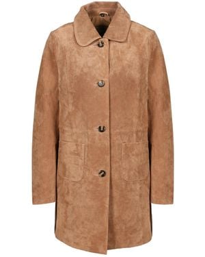 Freaky Nation Jacke Lederjacke - Braun