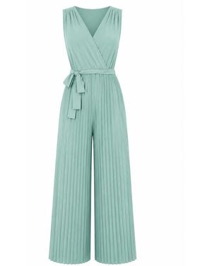 Worldclassca Jumpsuit Jumpsuit Pleated Overall Uni - Grün
