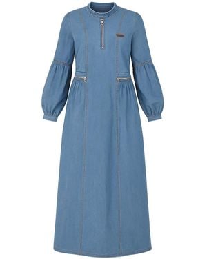 Moda Mihram Kleid - Blau