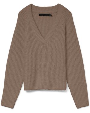 Vero Moda Pullover Vmnovah - Braun