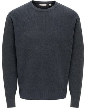 Only & Sons Pullover Ons Rodger - Blau