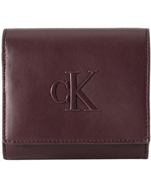 Calvin Klein Portemonnaie Bold - Lila