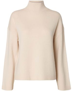 SELECTED Pullover Slfcille - Natur