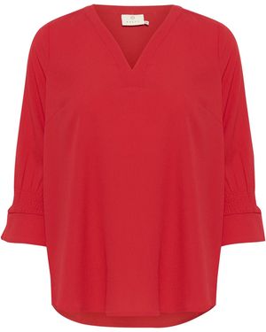 Kaffe Bluse Kalinda - Rot
