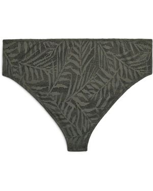 Swim By Zizzi Bikinihose Serina - Grau