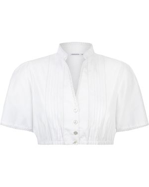 Stockerpoint Trachtenbluse Ariana - Weiß