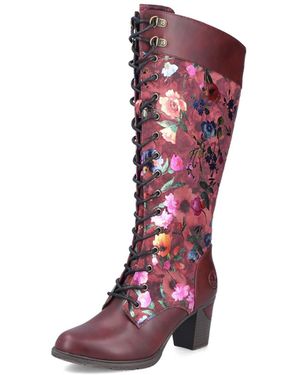 Rieker Schnürstiefel 96040 - Rot