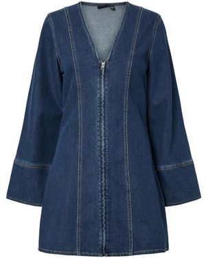 Pieces Kleid Pcflora - Blau