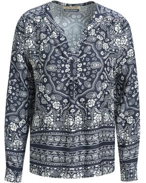 Smith & Soul Bluse Mit Paisleymuster - Grau