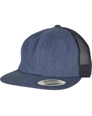 Flexfit Cap Denim Trucker - Blau