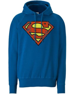Logoshirt Kapuzenpullover 'Dc - Blau